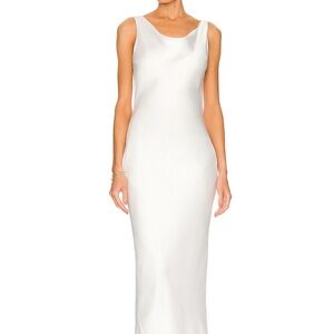 Norma Kamali White Maxi Dress